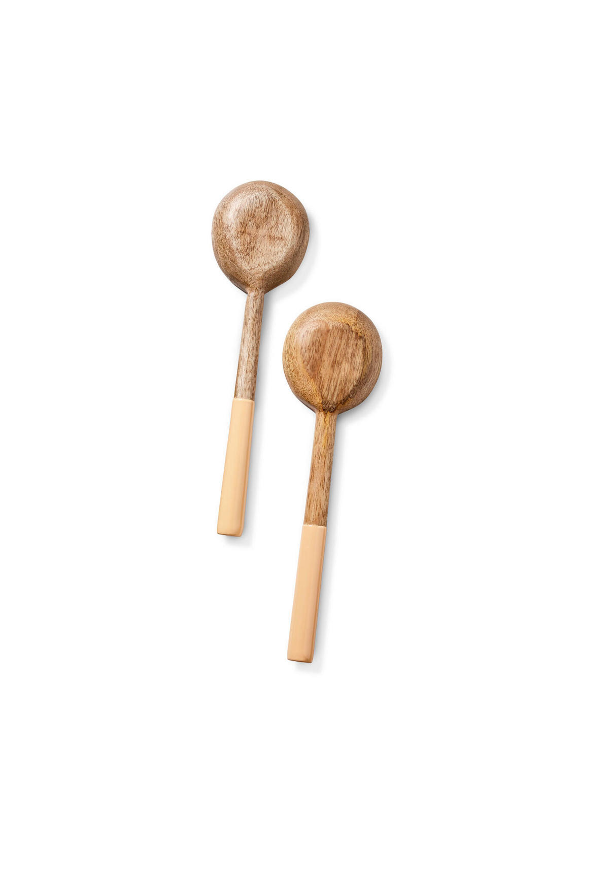 SALLADSBESTICK - aprikos, Basics, trä/sten (7.5/27.5cm) - FYNCH-HATTON