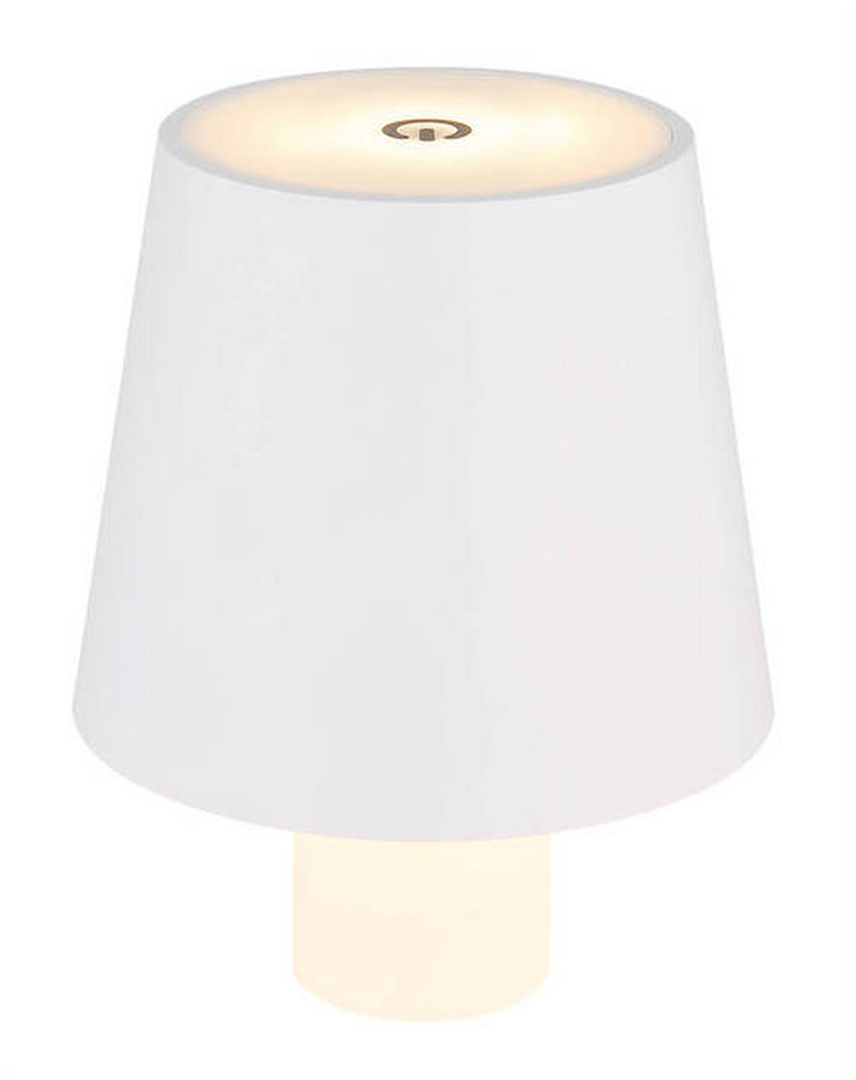 PORTABEL LAMPA 10,6/13 cm   - vit, Klassisk, metall/plast (10,6/13cm) - Globo