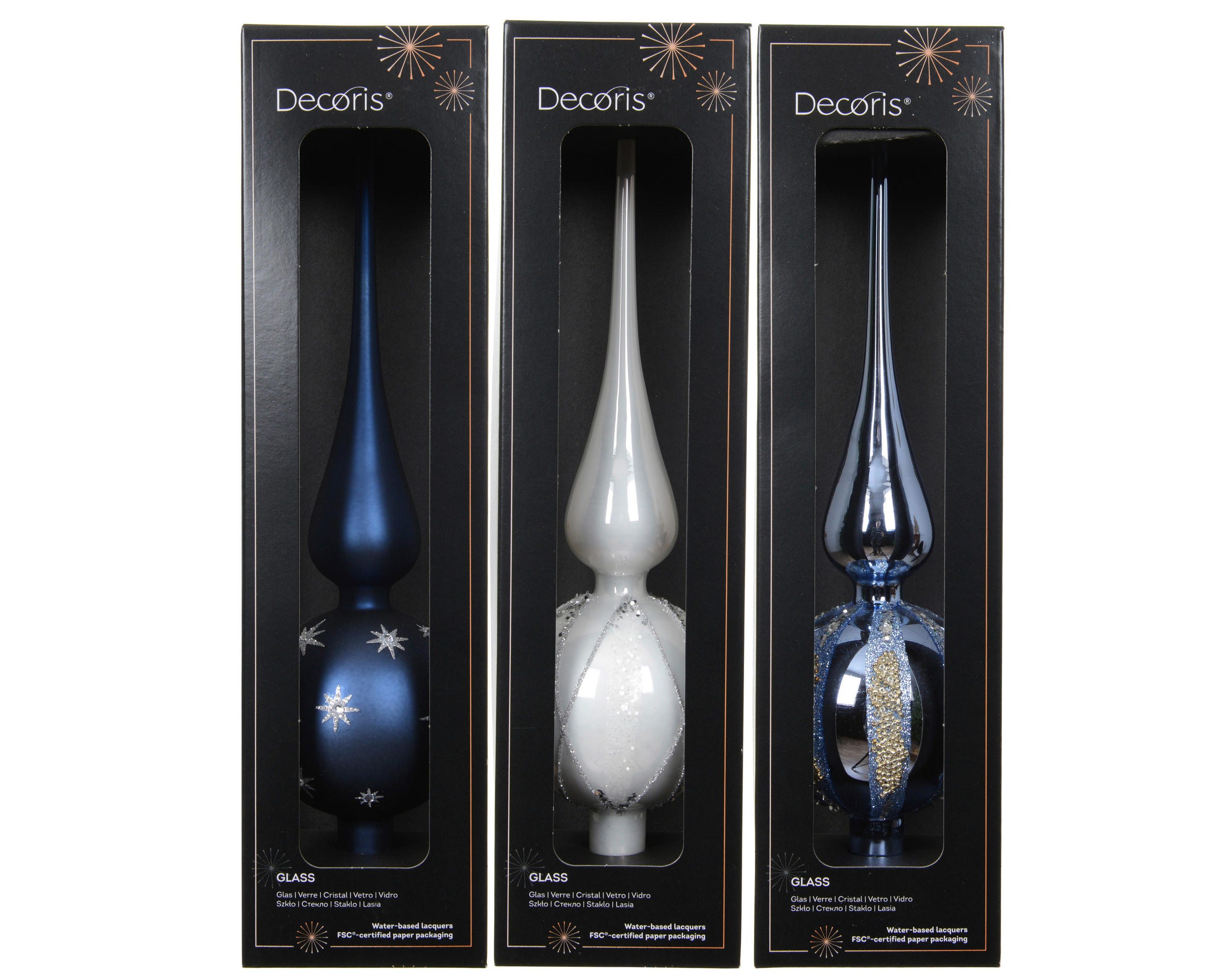 CHRISTBAUMSPITZE  - Multicolor, Basics, Glas (8/8/31cm)