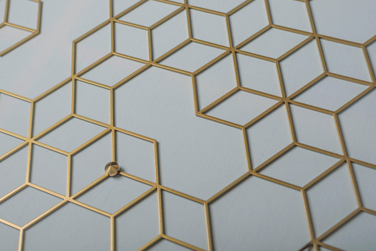 WANDGARDEROBE  in Goldfarben  - Goldfarben, Design, Metall (2,5/60/91cm) - MID.YOU