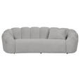 BIGSOFA Chenille Schlammfarben  - Schlammfarben/Schwarz, KONVENTIONELL, Kunststoff/Textil (248/78/112cm) - Carryhome