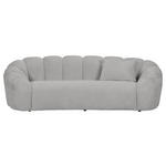 BIGSOFA in Chenille Schlammfarben  - Schlammfarben/Schwarz, KONVENTIONELL, Kunststoff/Textil (248/78/112cm) - Carryhome