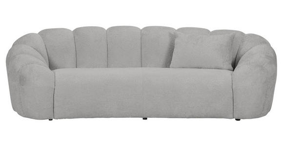BIGSOFA Chenille Schlammfarben  - Schlammfarben/Schwarz, KONVENTIONELL, Kunststoff/Textil (248/78/112cm) - Carryhome