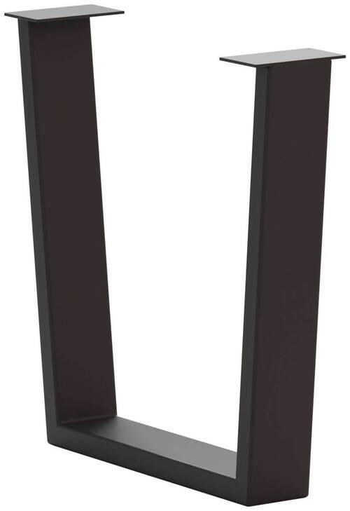 TISCHGESTELL Anthrazit  - Anthrazit, Design, Metall (73/17/74cm) - Waldwelt
