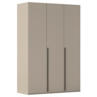 DREHTÜRENSCHRANK 151/223/60 cm 3-türig Fango  - Fango/Graphitfarben, Design, Holzwerkstoff/Metall (151/223/60cm) - home24