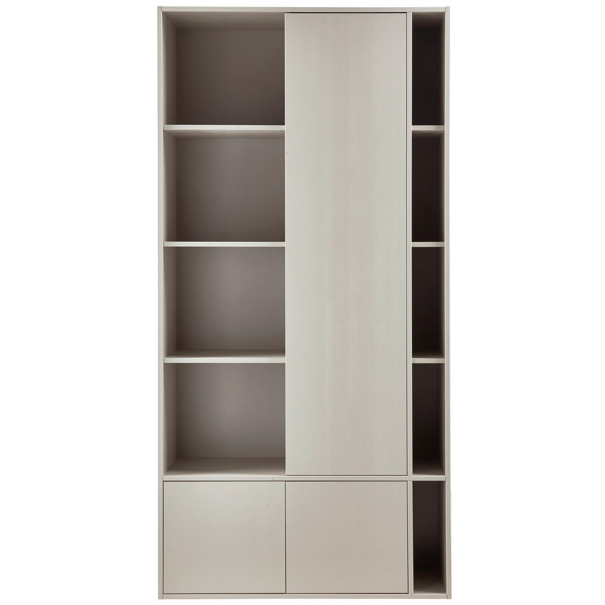MEHRZWECKSCHRANK 108/218/44 cm  in Grau  - Grau, Design, Holz (108/218/44cm) - Livetastic
