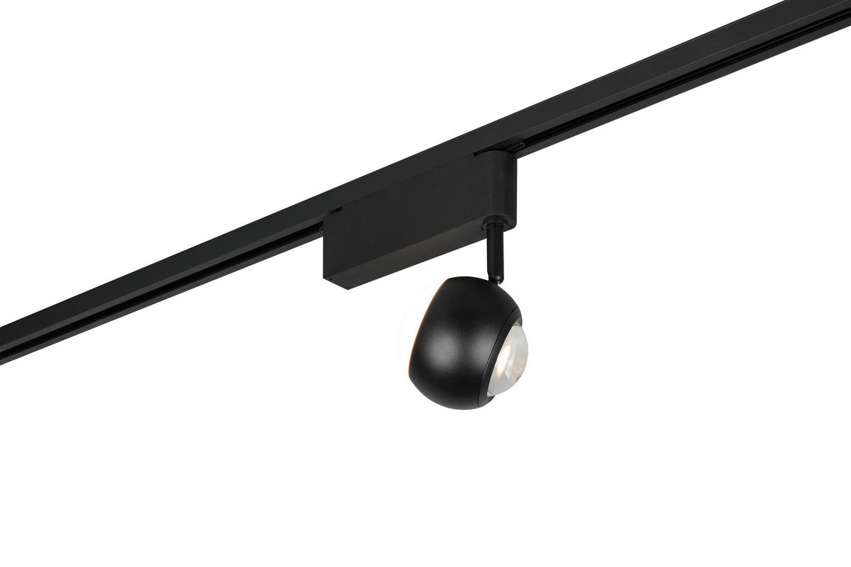 SCHIENENSYSTEM-STRAHLER - Schwarz, Konventionell, Metall (10/19cm) - Trio Leuchten