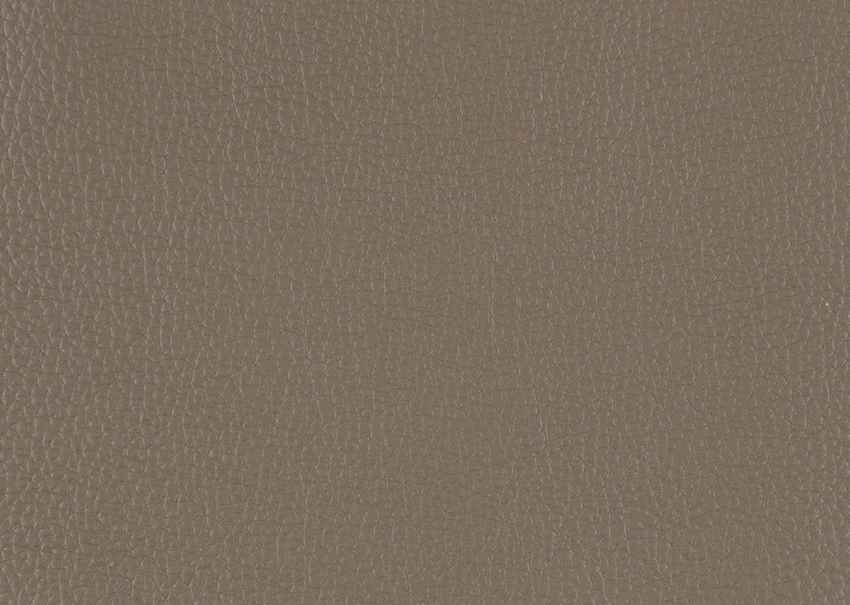 ECKSOFA in Echtleder Hellbraun  - Hellbraun, Design, Leder/Metall (188/307cm)