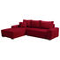WOHNLANDSCHAFT in Textil Rot - Silberfarben/Rot, Design, Kunststoff/Textil (196/276cm) - Cantus WOHNLANDSCHAFT in Textil Rot - Silberfarben/Rot, Design, Kunststoff/Textil (196/276cm) - Cantus