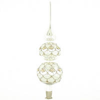 CHRISTBAUMSPITZE  - Champagner, LIFESTYLE, Glas (33cm) - X-Mas
