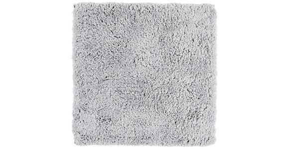 BADEMATTE 60/60 cm Silberfarben - Silberfarben, Basics, Kunststoff/Textil (60/60cm) - Ambiente