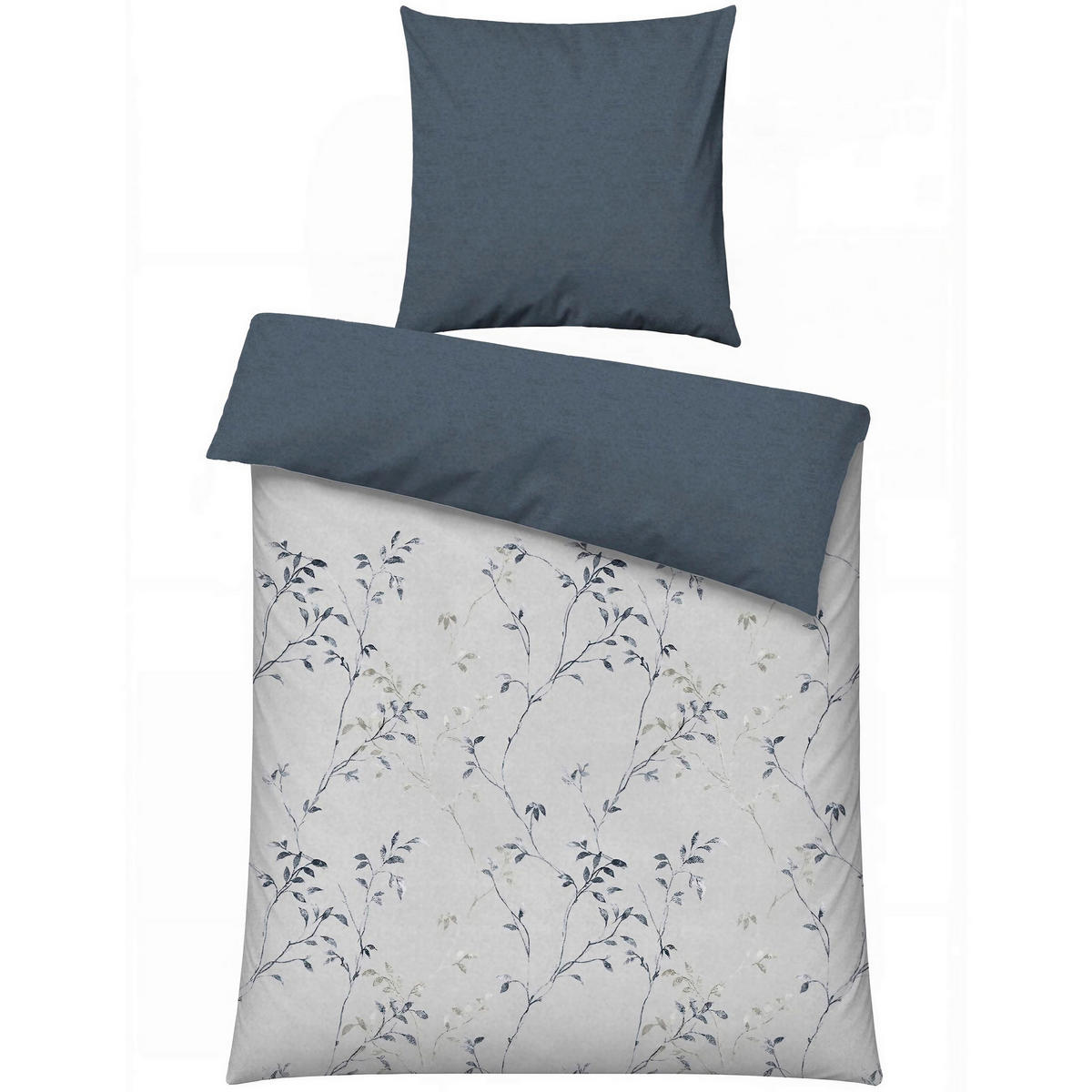 BETTWÄSCHE 135/200 cm  - Multicolor/Hellgrau, Basics, Textil (135/200cm)