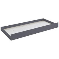 BETTKASTEN Anthrazit  - Anthrazit, LIFESTYLE, Holzwerkstoff/Kunststoff (94/20/199cm) - Stylife