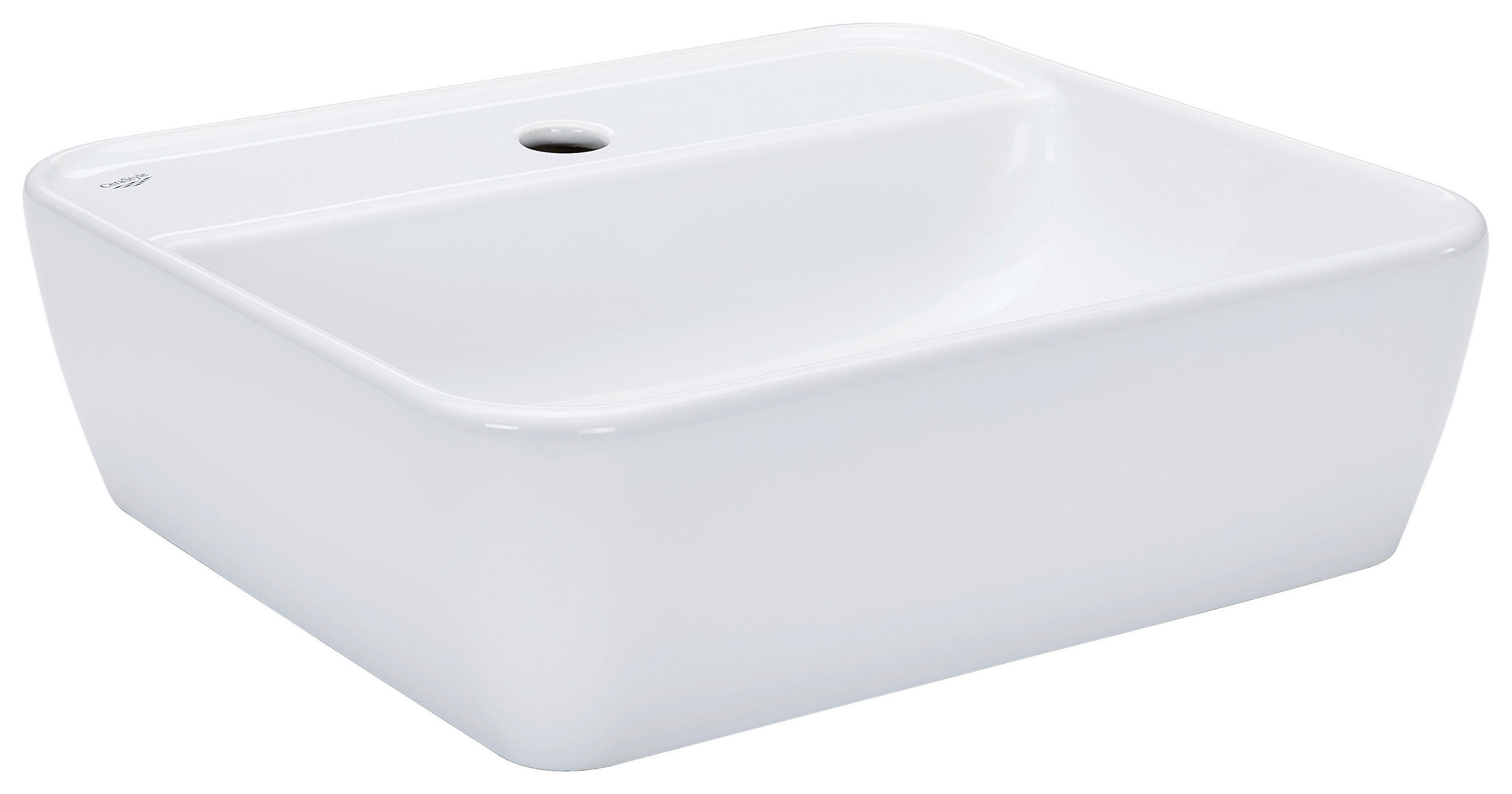 WASCHBECKEN 50/12/36 cm  - Weiß Hochglanz, MODERN, Keramik (50/12/36cm) - Welnova