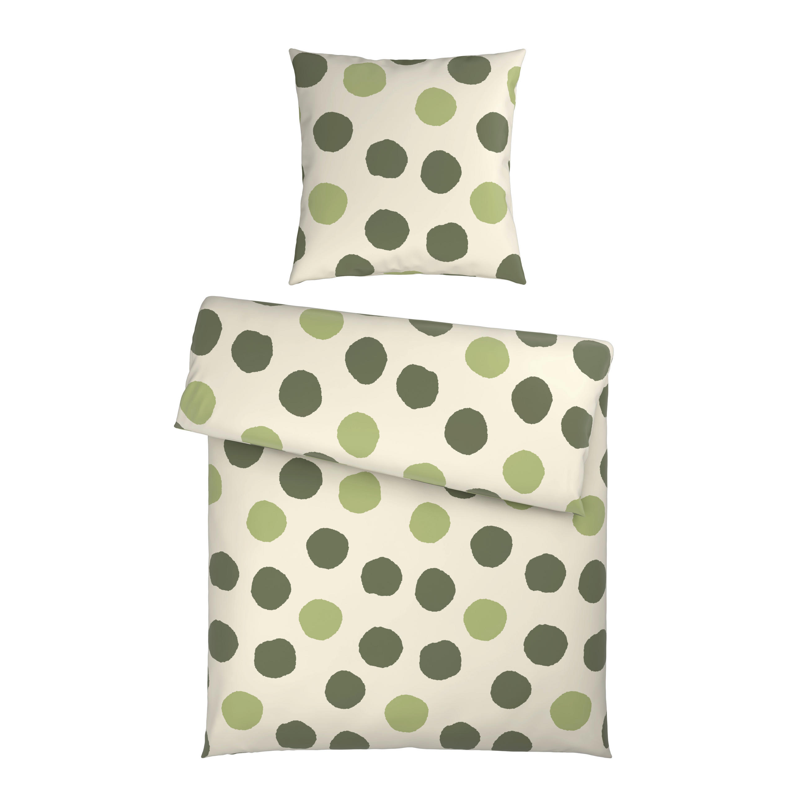 BETTWÄSCHE Satin 155/220 cm  - Grün, Textil (155/220cm) - Esposa