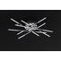 LED-DECKENLEUCHTE - Chromfarben, Design, Metall (68/12/68cm) LED-DECKENLEUCHTE - Chromfarben, Design, Metall (68/12/68cm)