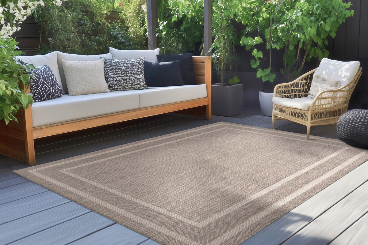 FLACHWEBETEPPICH 160/230 cm Taupe  - Taupe, Basics, Textil (160/230cm) - Kayoom