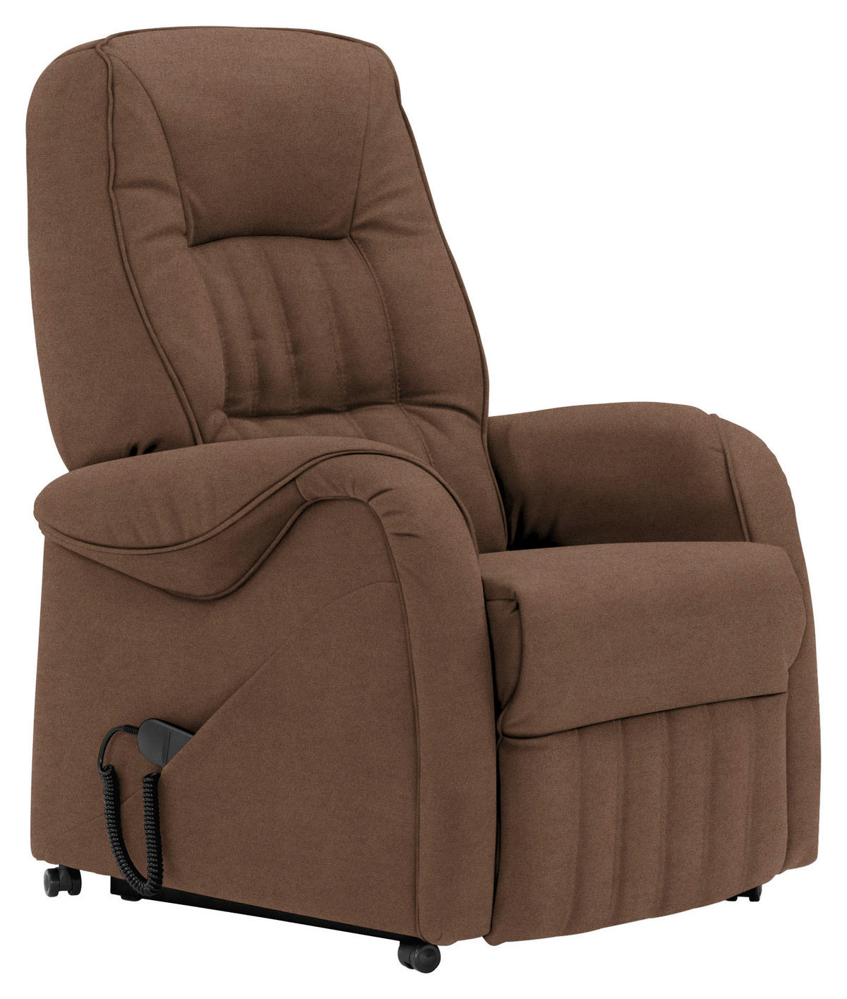 FERNSEHSESSEL in Mikrofaser Braun  - Schwarz/Braun, KONVENTIONELL, Textil (78/107/93cm) - Himolla