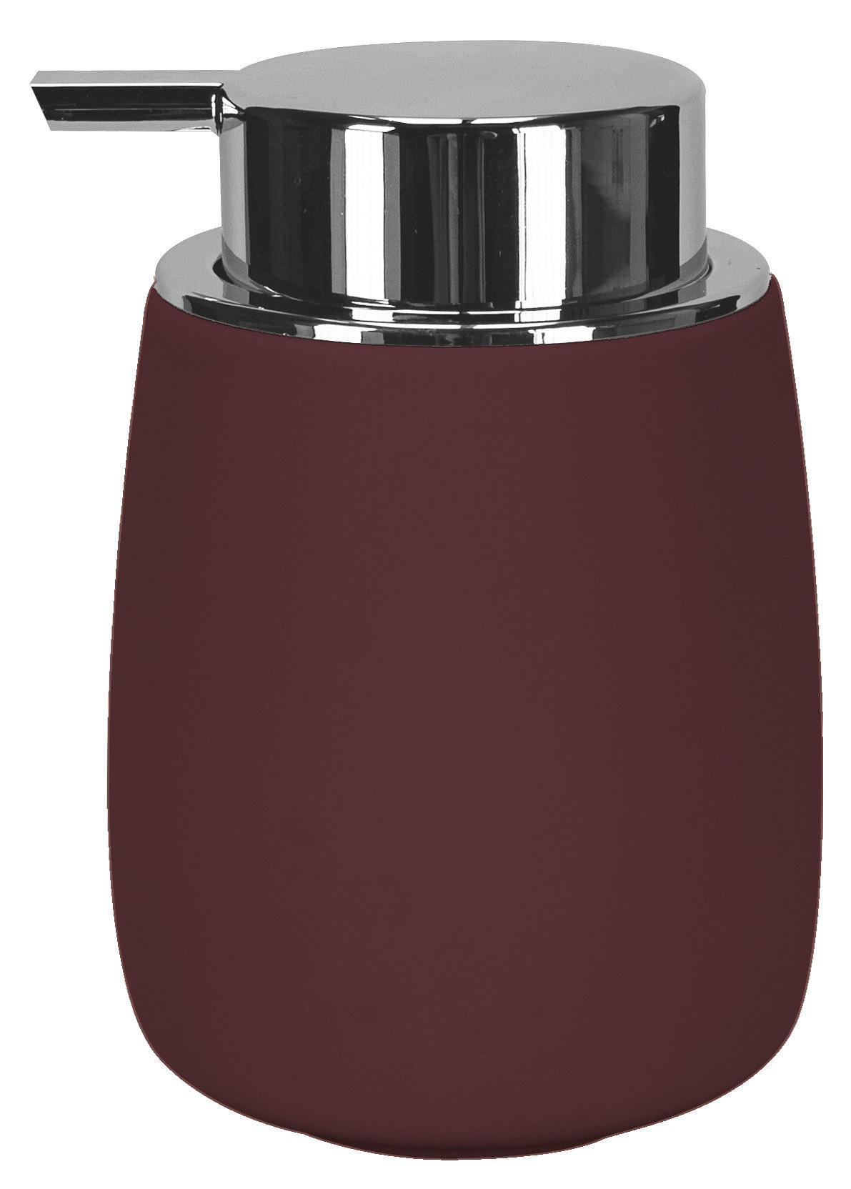 SEIFENSPENDER Kunststoff, Stein  - Bordeaux, Basics, Kunststoff/Stein (8,6/13,1cm) - Kleine Wolke