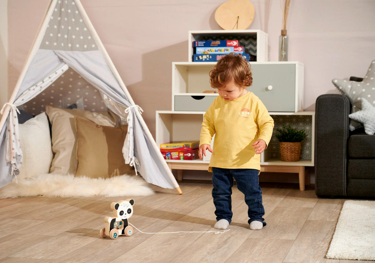 LERNSPIEL Panda  - Multicolor, Basics, Holz/Kunststoff (8/17/16,5cm) - Eichhorn