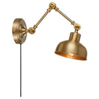 WANDLEUCHTE Skandinavisch, Modern 47.5/18 cm  - Messingfarben, Basics, Metall (47.5/18cm) - Markslöjd