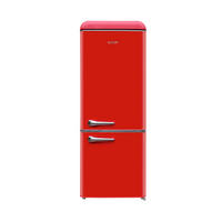 KÜHL-GEFRIER-KOMBINATION BFR 210  - Rot, Basics, Metall (54,5/149,5/58cm) - CEEM