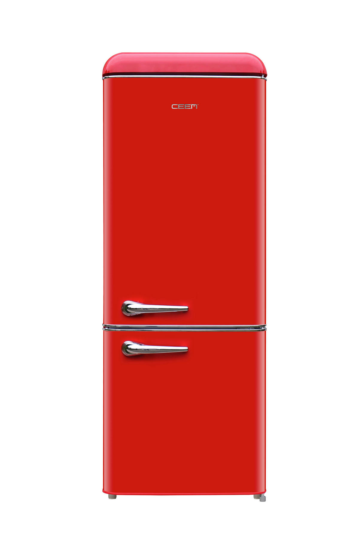 KÜHL-GEFRIER-KOMBINATION BFR 210  - Rot, Basics, Metall (54,5/149,5/58cm) - CEEM
