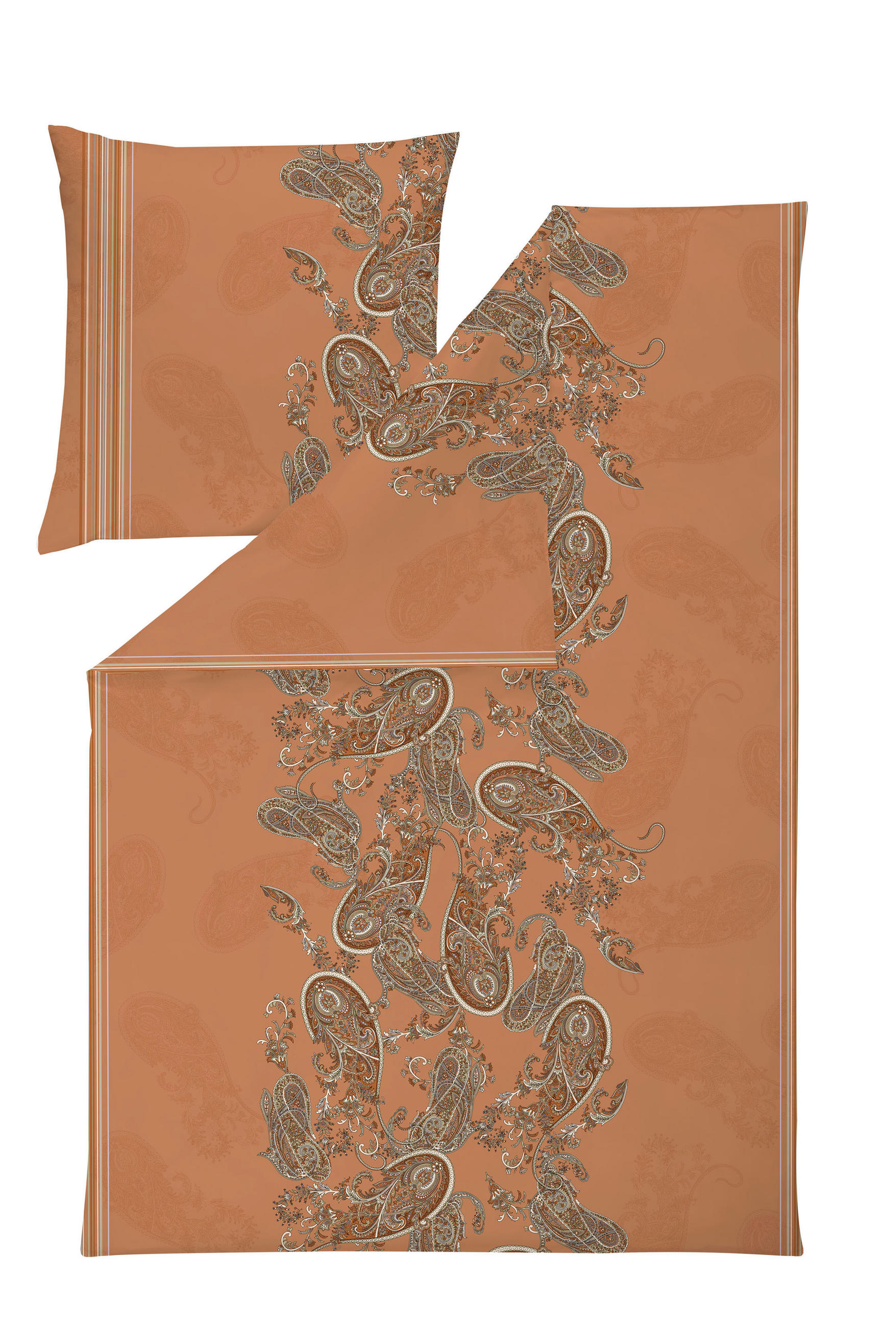 BETTWÄSCHE ATELIER Interlock-Jersey 155/220 cm  - Terracotta, Design, Textil (155/220cm) - Estella