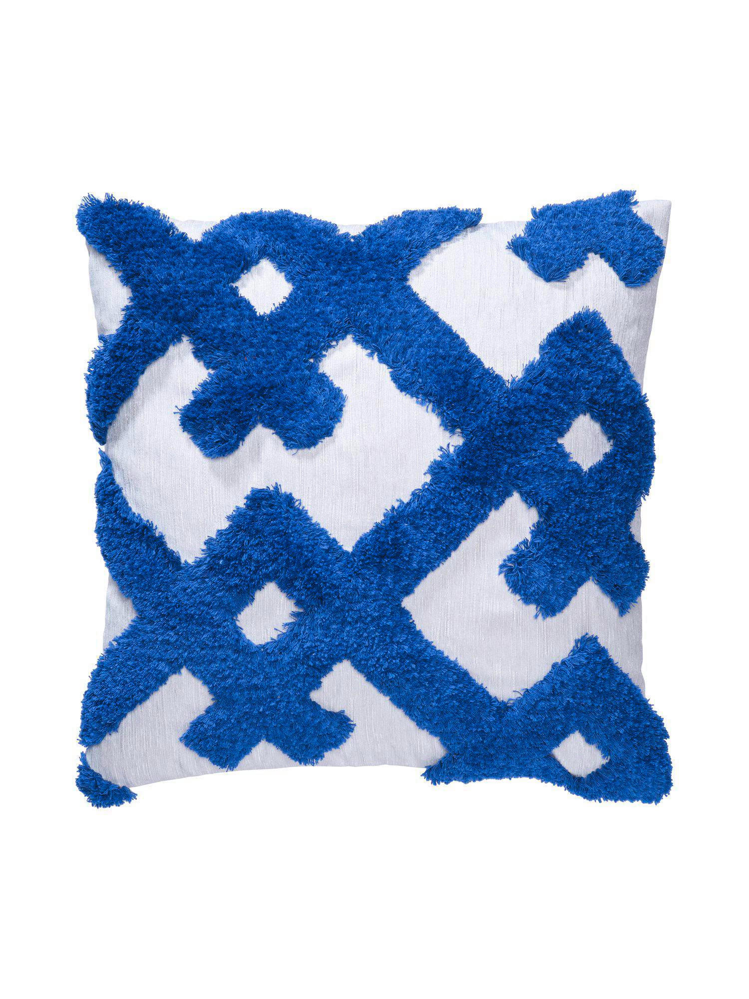 ZIERKISSEN  45/45 cm   - Blau, Basics, Textil (45/45cm)