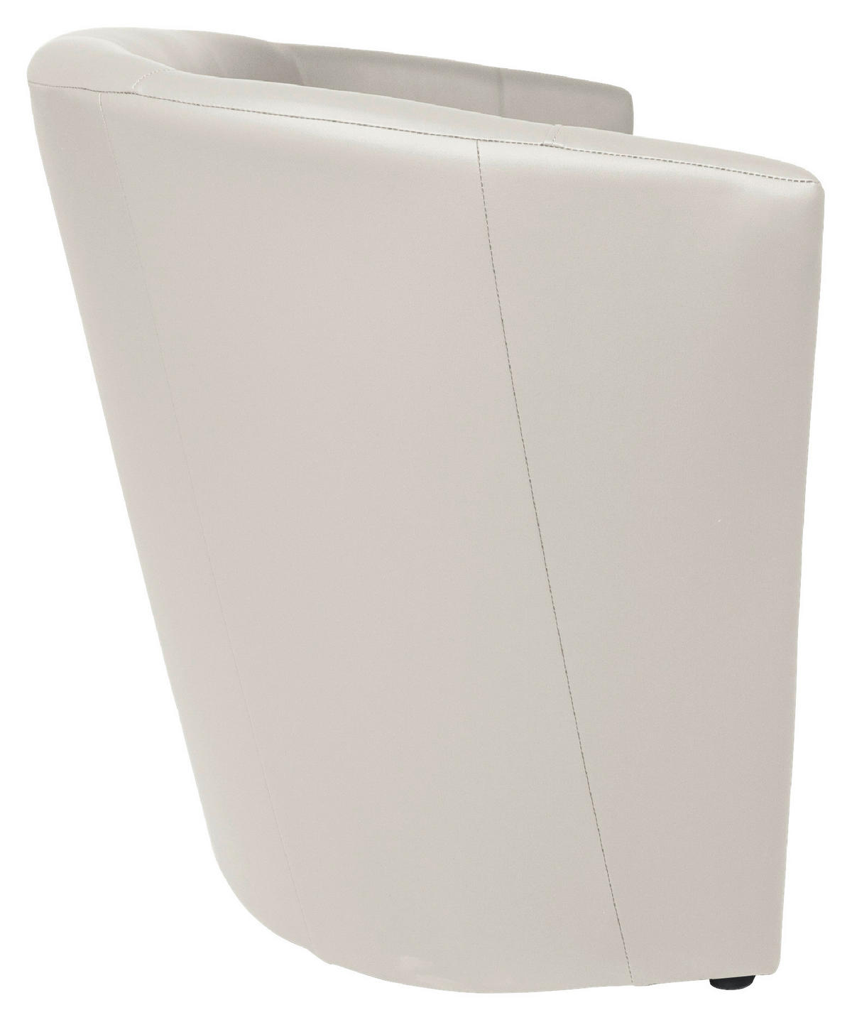 POHOVKA, textil, bílá - bílá/černá, Konvenční, textil/plast (120/76/65cm) - Ti'me