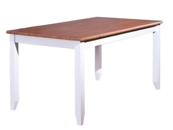 ESSTISCH Kiefer massiv Weiß  - Weiß, LIFESTYLE, Holz (160/90/80cm) - Livetastic
