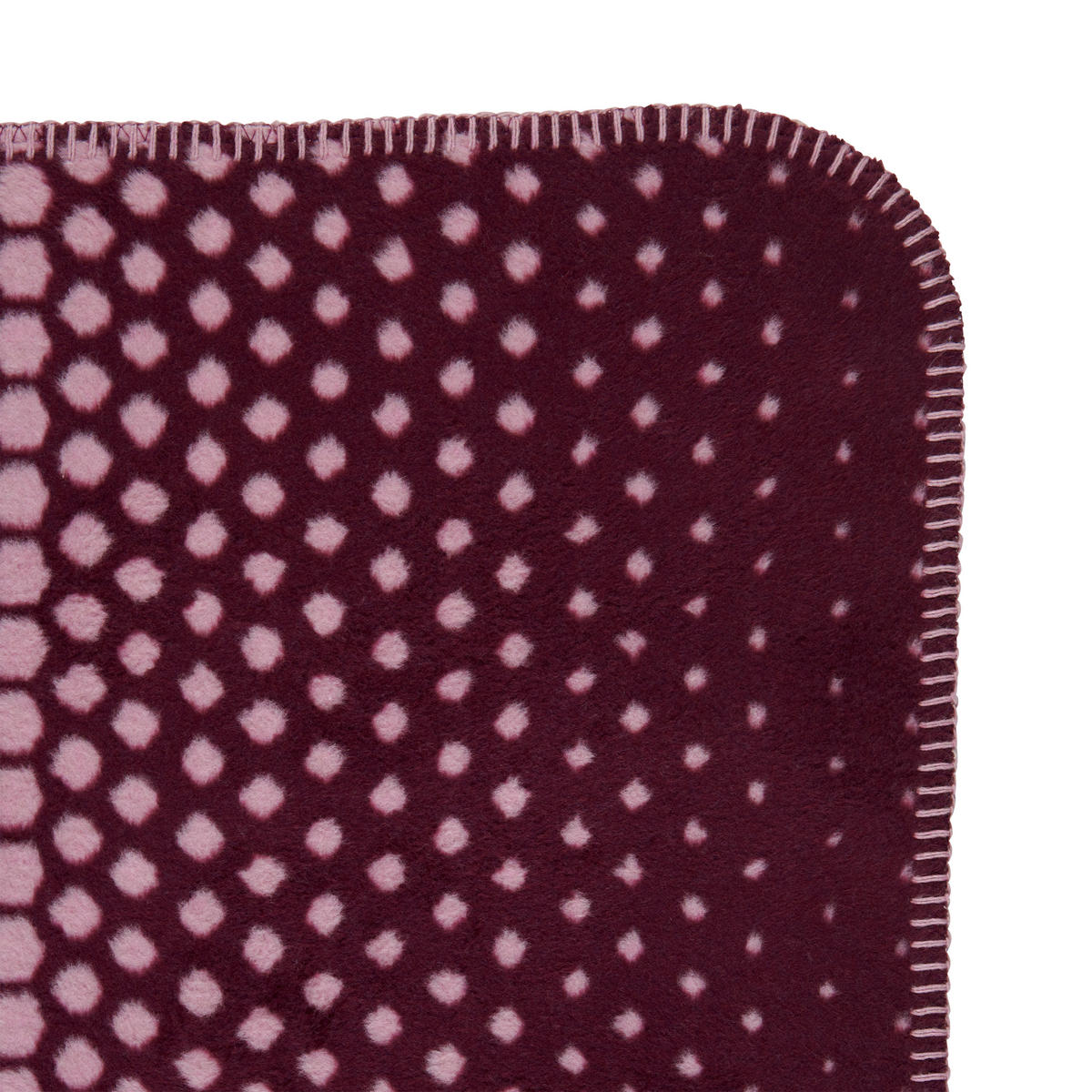 HEBKÁ DEKA - pink/bordová, Trend, textil (75/100cm) - Patinio