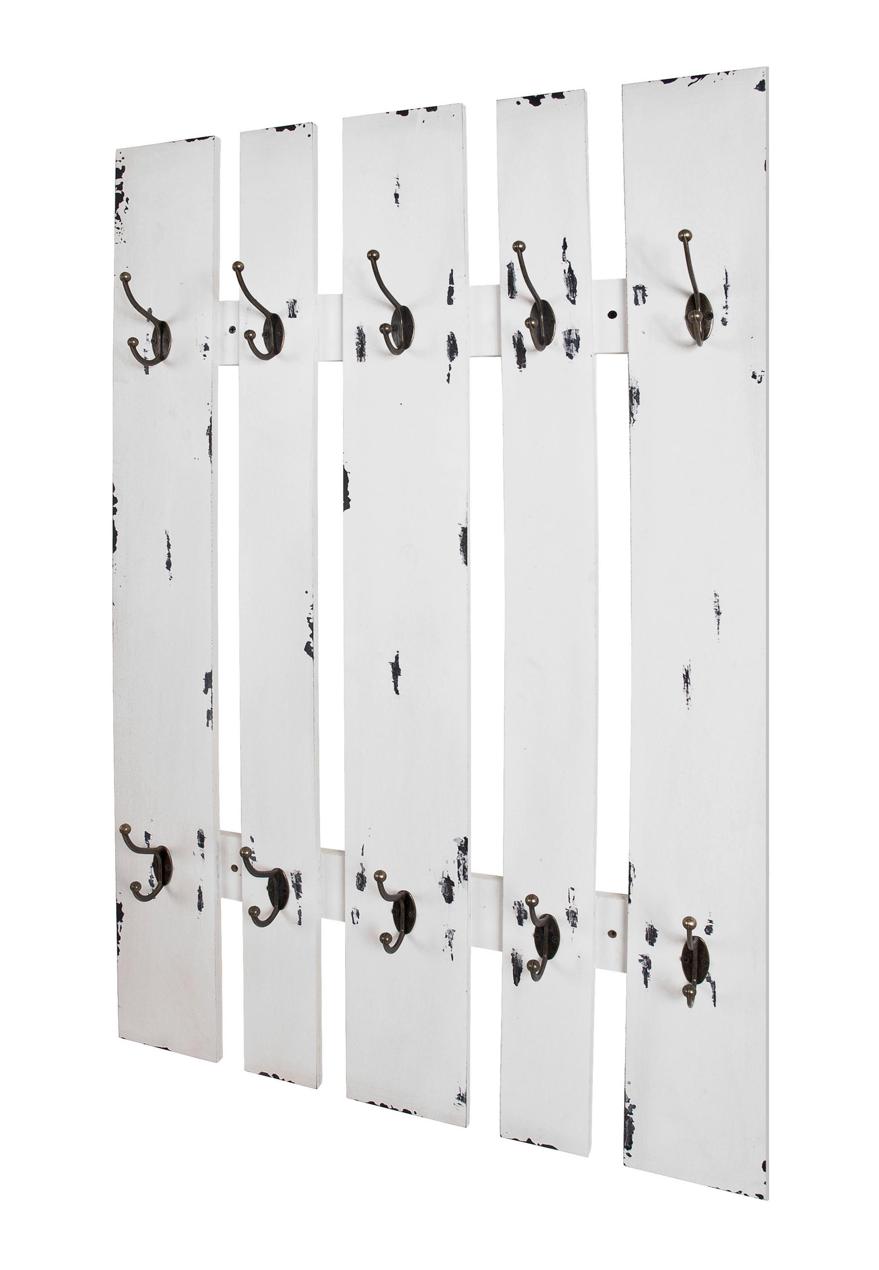 WANDGARDEROBE  in Weiß  - Weiß, Basics, Holzwerkstoff/Metall (65/100/9cm)