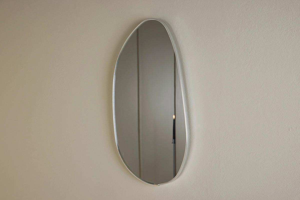 SPIEGEL 30/55/3 cm  - Silberfarben, MODERN, Glas/Metall (30/55/3cm) - Livetastic