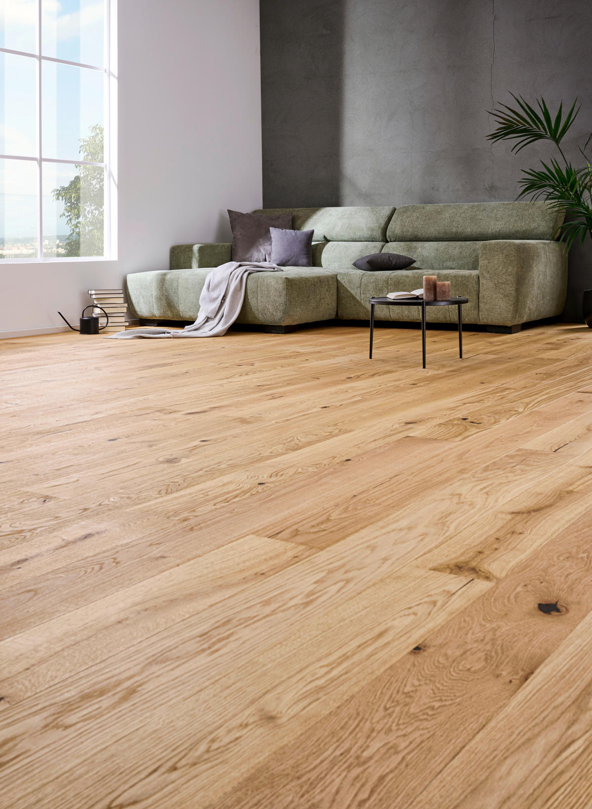 LANDHAUSDIELE Eiche Country  per  m² - Eichefarben, KONVENTIONELL, Holz (220/18/0,13cm) - Ambiente