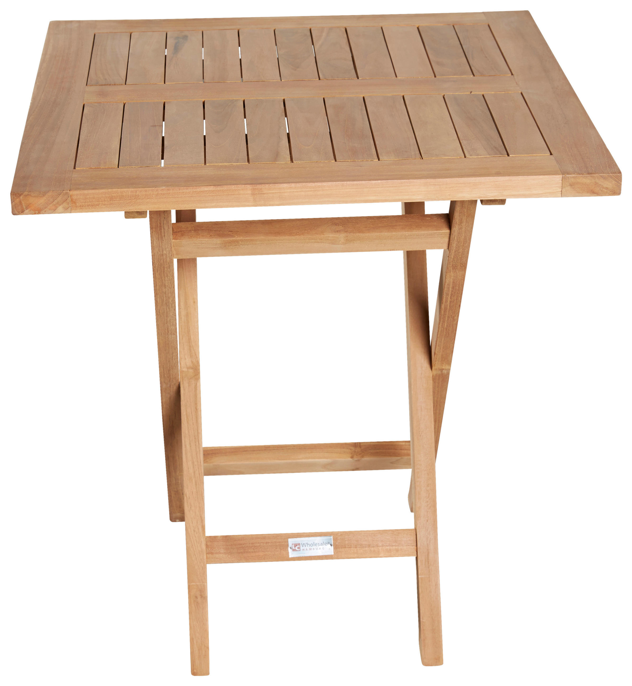 GARTENTISCH 70/70/75 cm Holz quadratisch  - Teakfarben, Natur, Holz (70/70/75cm) - Ambia Garden
