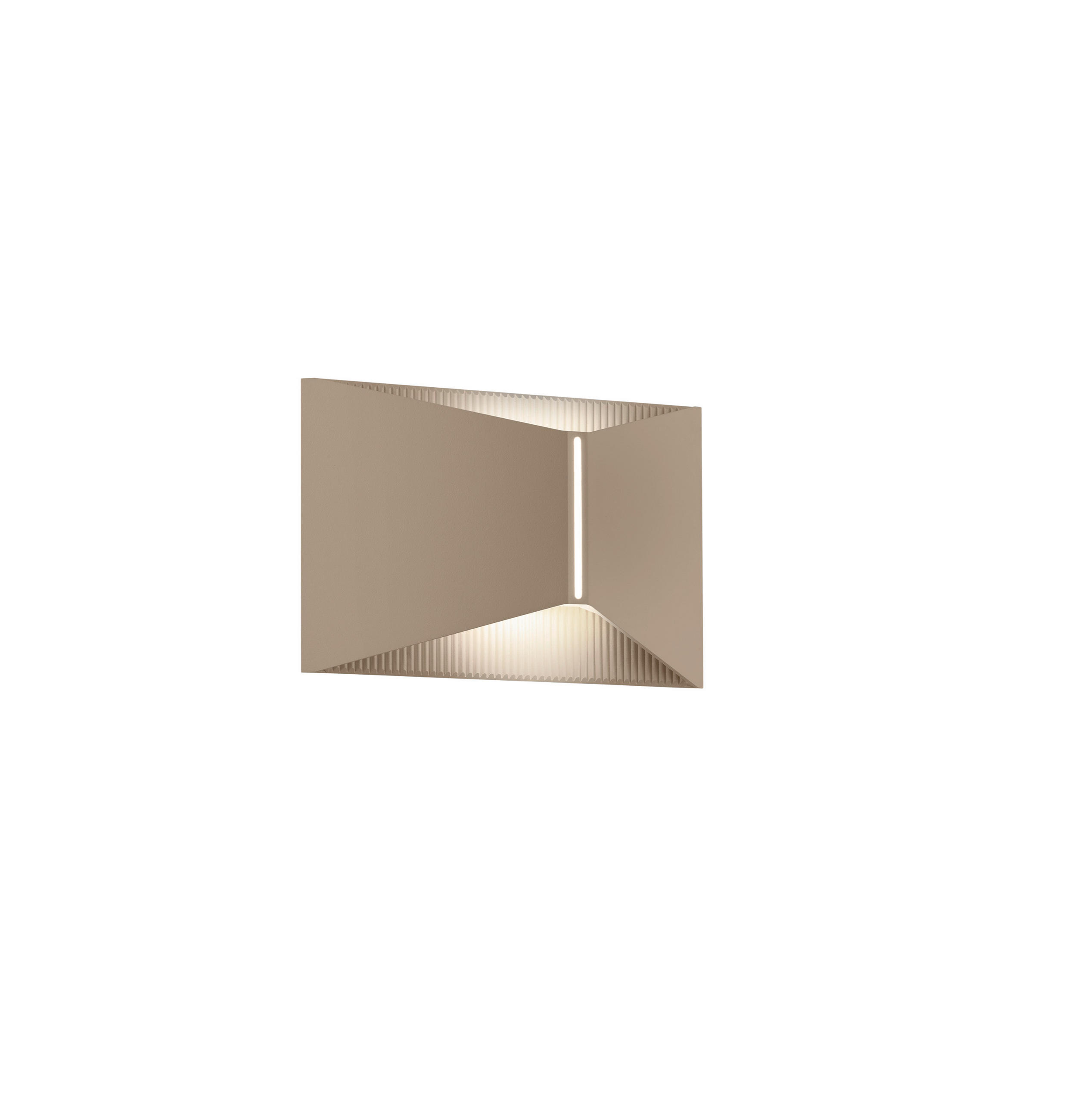 LED-WANDLEUCHTE 12/18/7 cm   - Cappuccino, Design, Metall (12/18/7cm) - Helestra