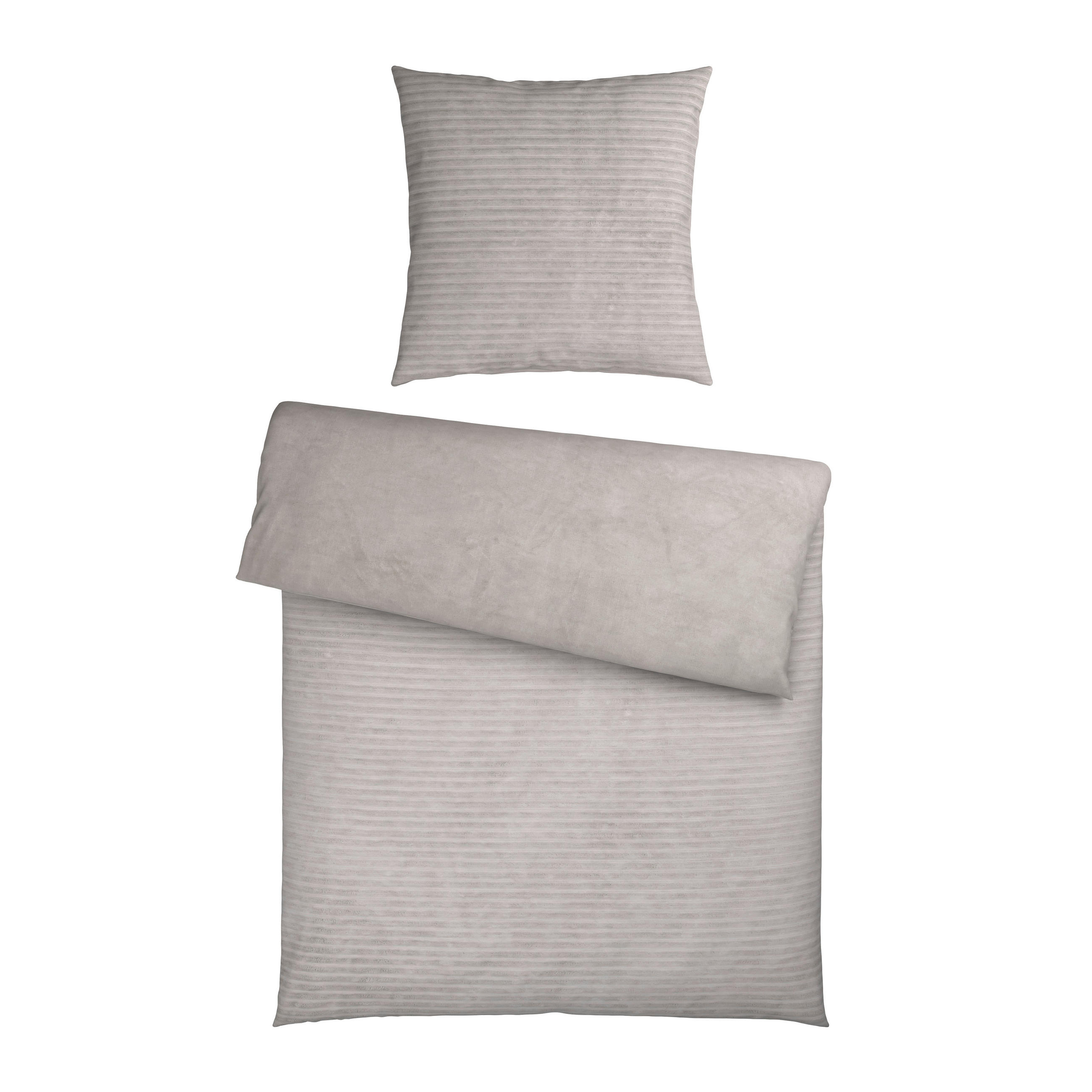 WENDEBETTWÄSCHE 2-teilig Flanell 155/220 cm  - Textil (155/220cm) - Novel