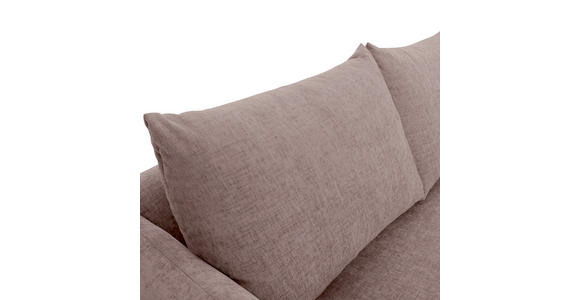 ECKSOFA Altrosa Flachgewebe - Buchefarben/Altrosa, KONVENTIONELL, Holz/Textil (230/144cm) - Carryhome