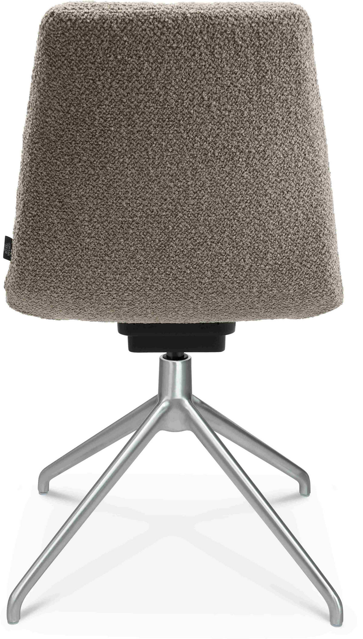STUHL  in Aluminium Flachgewebe  - Ecru, Design, Textil/Metall (46/81,5-84,5/55cm) - Johann Jakob