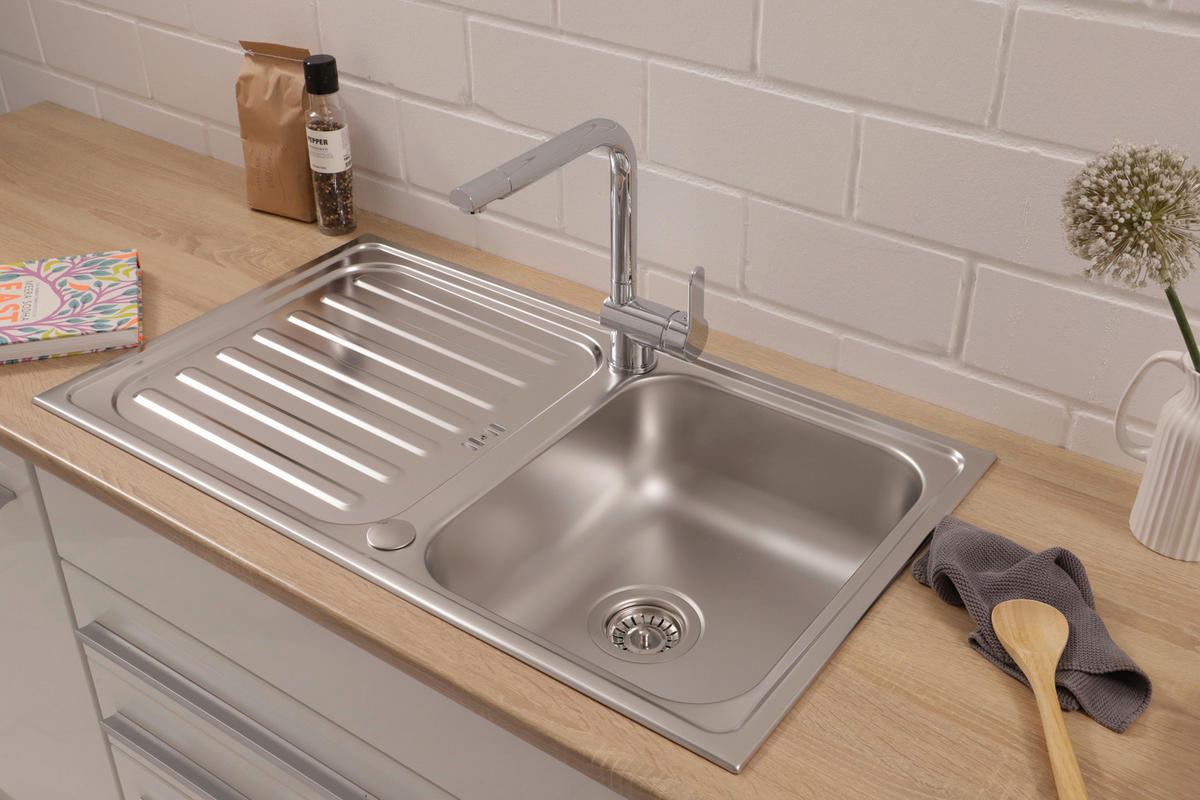 DISKHO 17503100860500100-80  - stålfärgad, Basics, metall (86/17,5/50cm) - Respekta