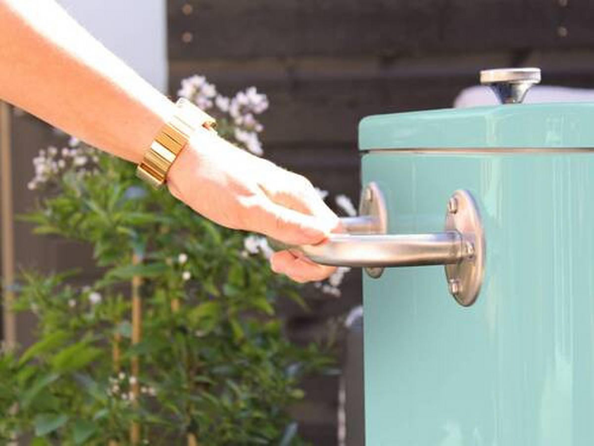 KÜHLBOX RETRO KÜHLER Mintgrün 76 l  - Mintgrün, KONVENTIONELL, Metall (43,00/89,00/92,00cm) - Ambia Garden