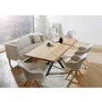 ESSTISCH in Holz 220/100/78 cm   - Eichefarben/Anthrazit, Design, Holz/Metall (220/100/78cm) - Johann Jakob