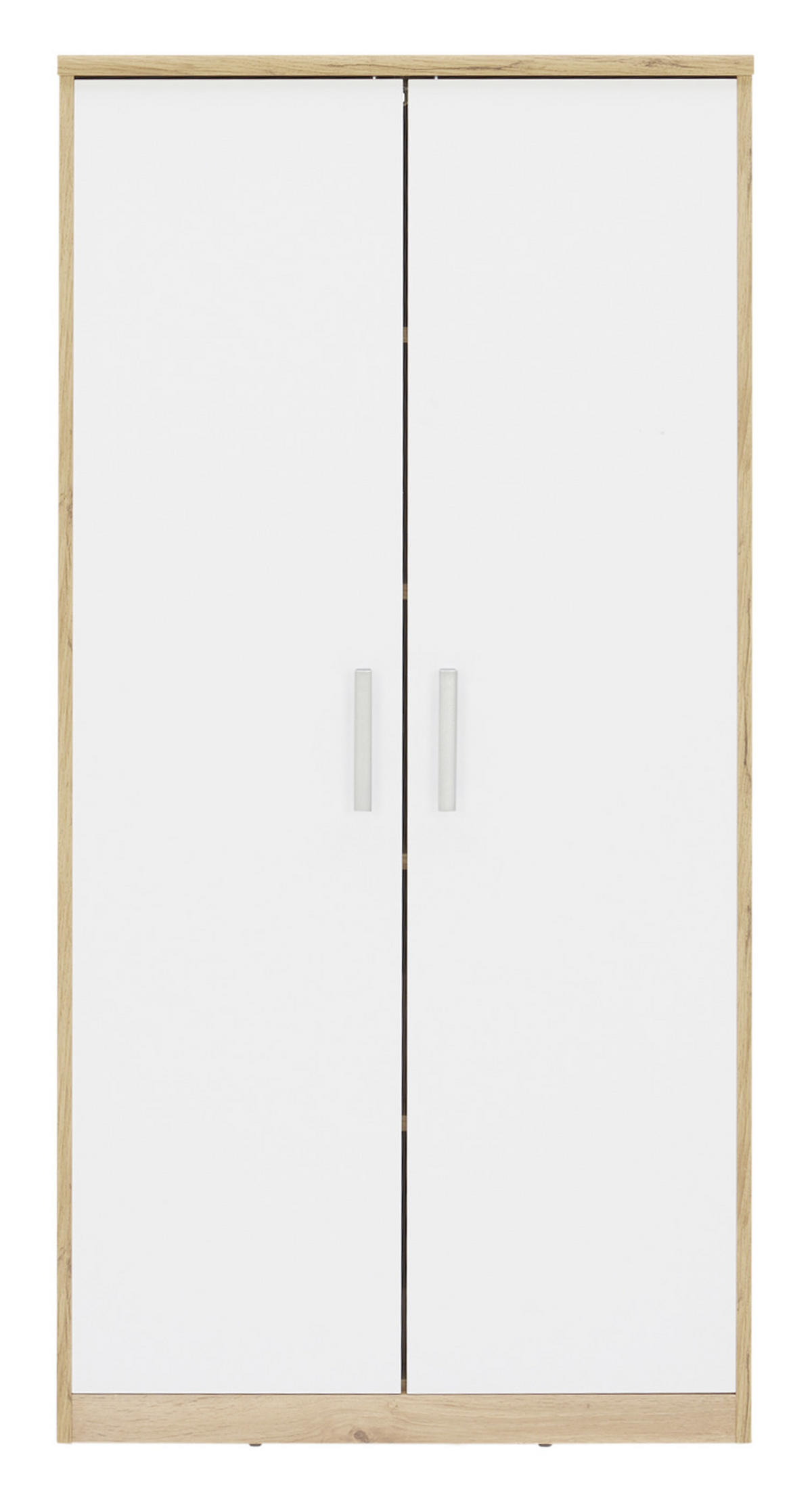 KOMMODE  in 72/148/36 cm  - Silberfarben/Eiche Wotan, Basics, Holzwerkstoff/Kunststoff (72/148/36cm) - Xora