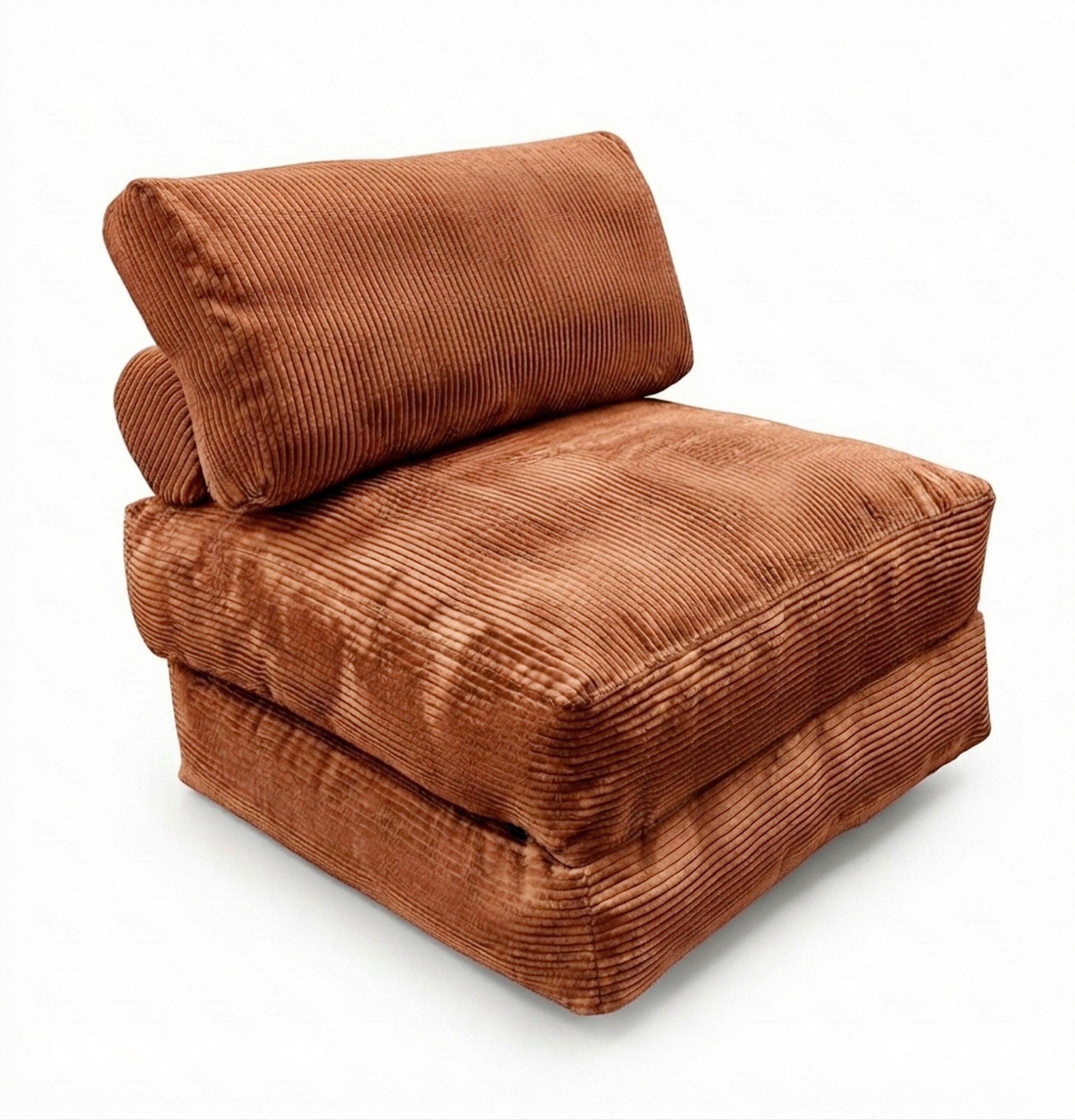 SCHLAFSESSEL Cord Rostfarben Rückenkissen  - Rostfarben, KONVENTIONELL, Textil (85/80/85cm) - Xora