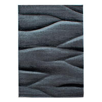WEBTEPPICH 140/200 cm Lucca Schwarz  - Schwarz, Trend, Textil (140/200cm) - Novel