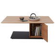 COUCHTISCH in Holz, Metall 120/70/42 cm  - Erlefarben/Schwarz, Natur, Holz/Metall (120/70/42cm) - Valnatura