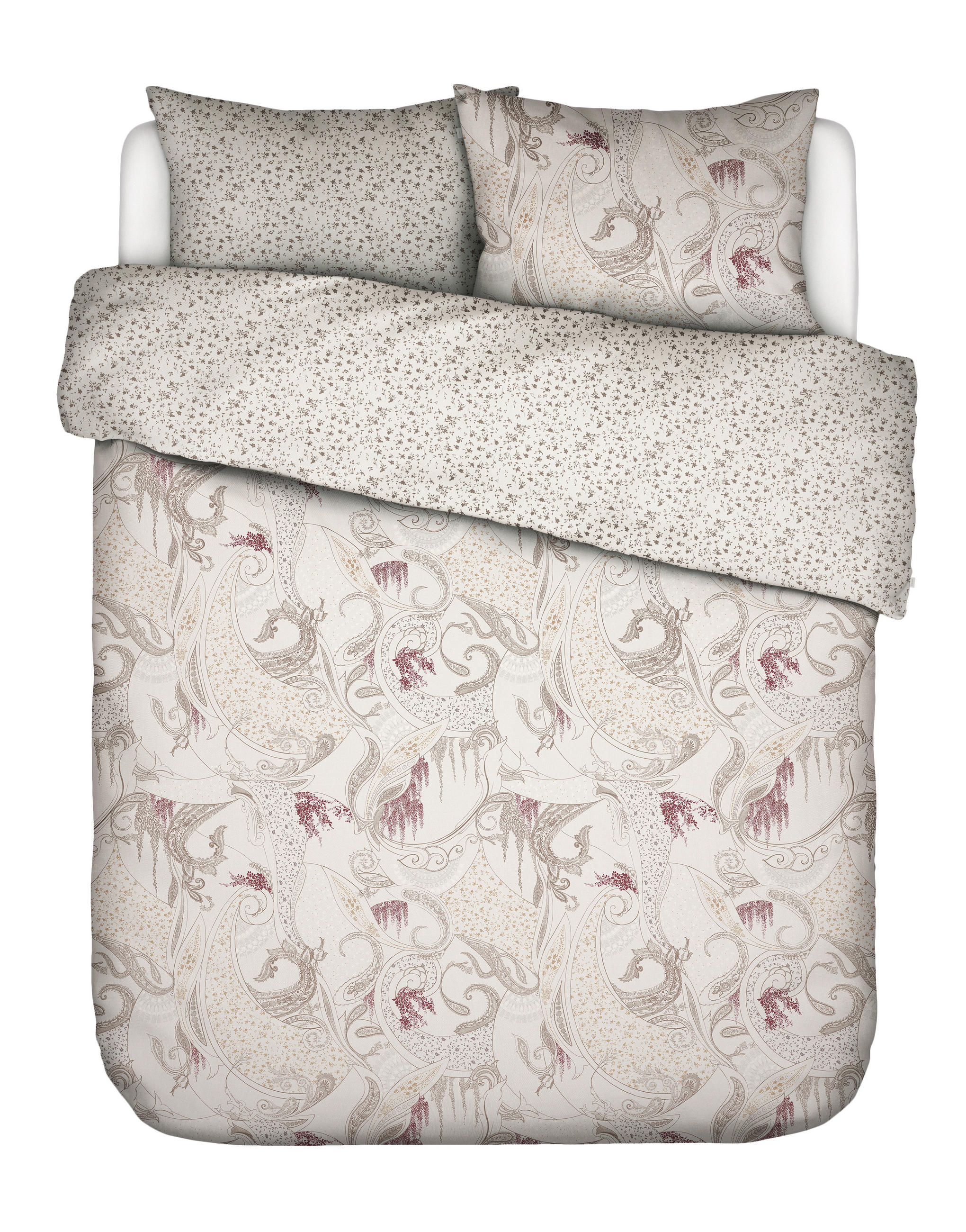 WENDEBETTWÄSCHE SS22 Satin  - Lila, KONVENTIONELL (200/200cm) - Essenza