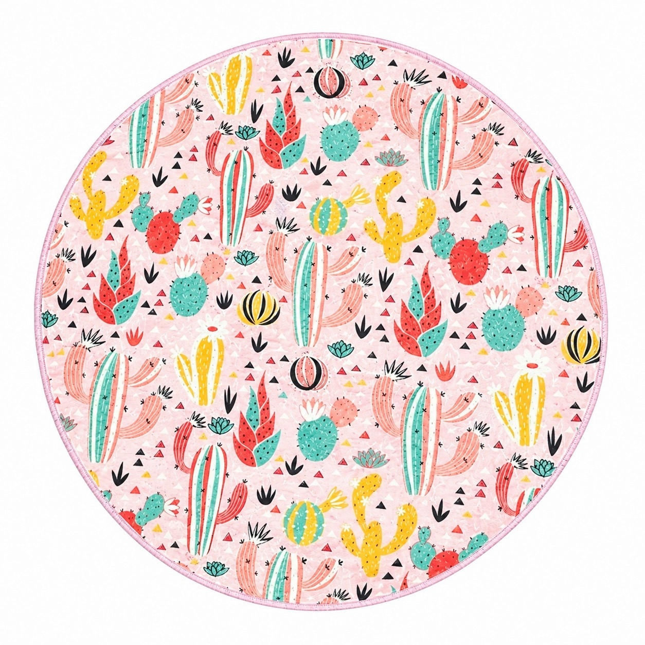 KINDERTEPPICH  Wohnzimmer 180/180 cm Multicolor rund  - Multicolor, Basics, Textil (180/180cm)