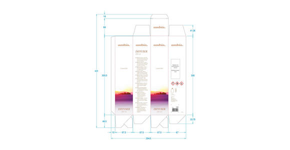 RAUMDUFT 100 ml Lavendel, orientalisch - Grauweiß, Basics, Glas (100ml) - Ambia Home
